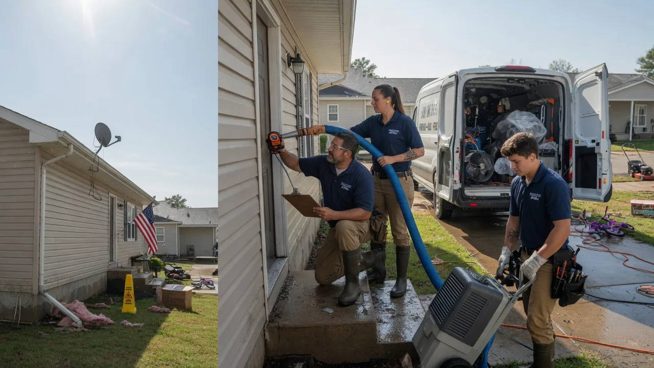 Ceiling Water Damage Restoration in Universal, IN near me