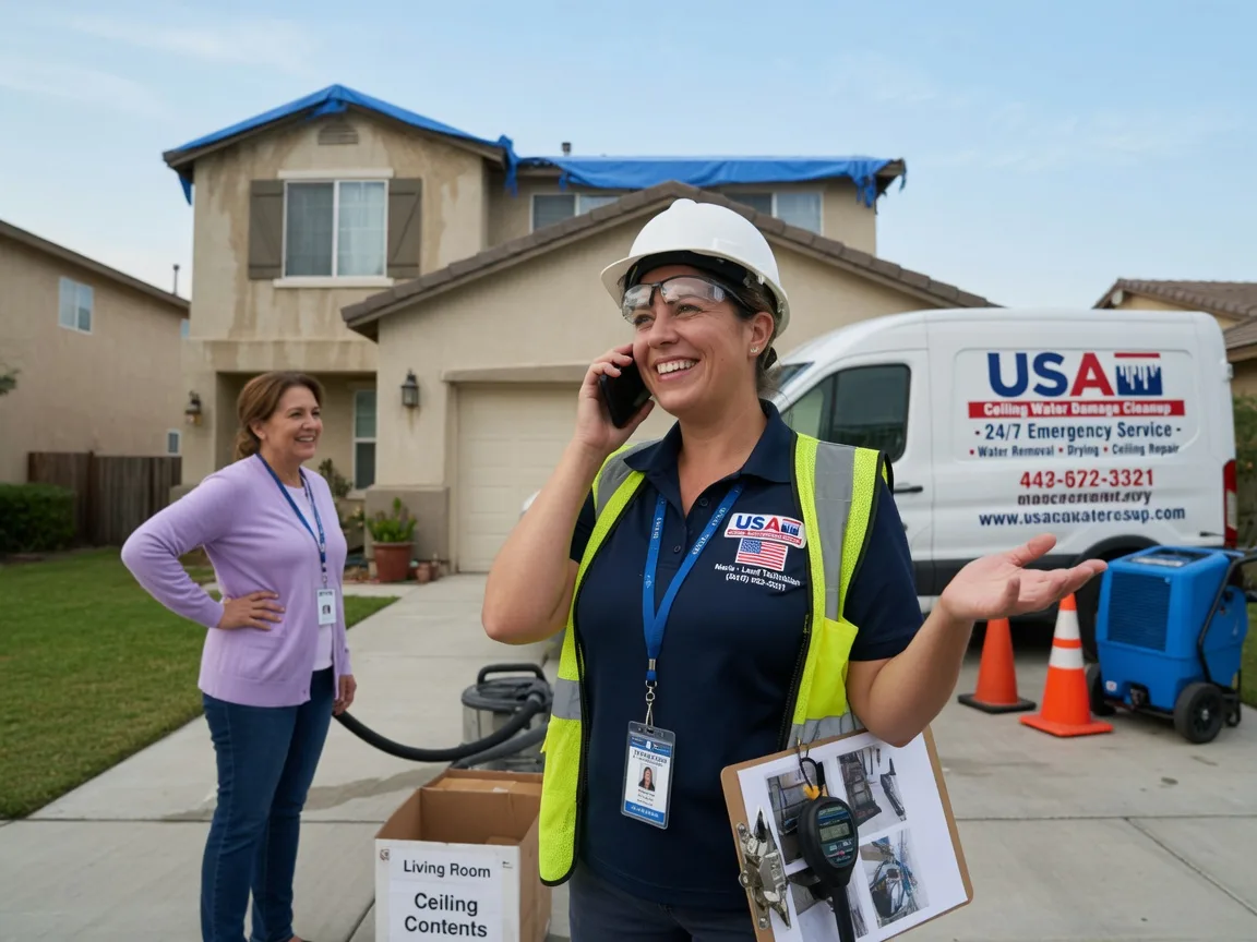 Ceiling Water Damage Restoration Universal, IN FAQs